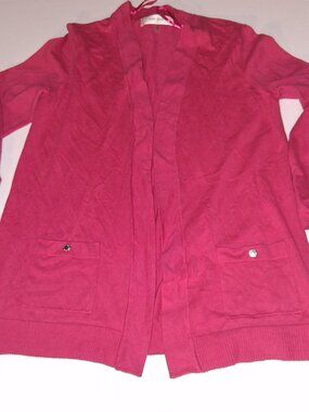Size Medium Jones Studio Women's Pink Cardigan